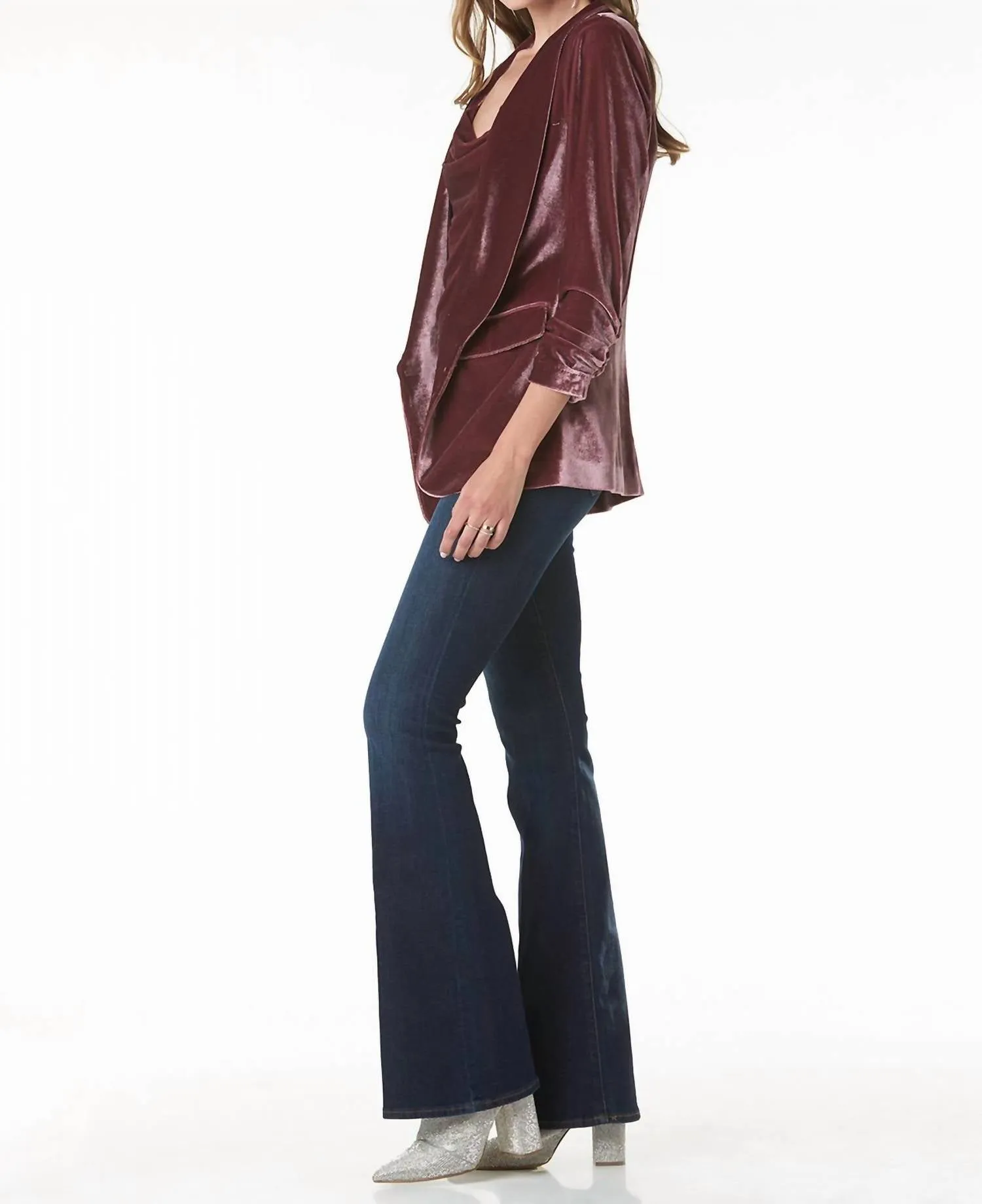 Kia Velour Blazer In Windsor Wine