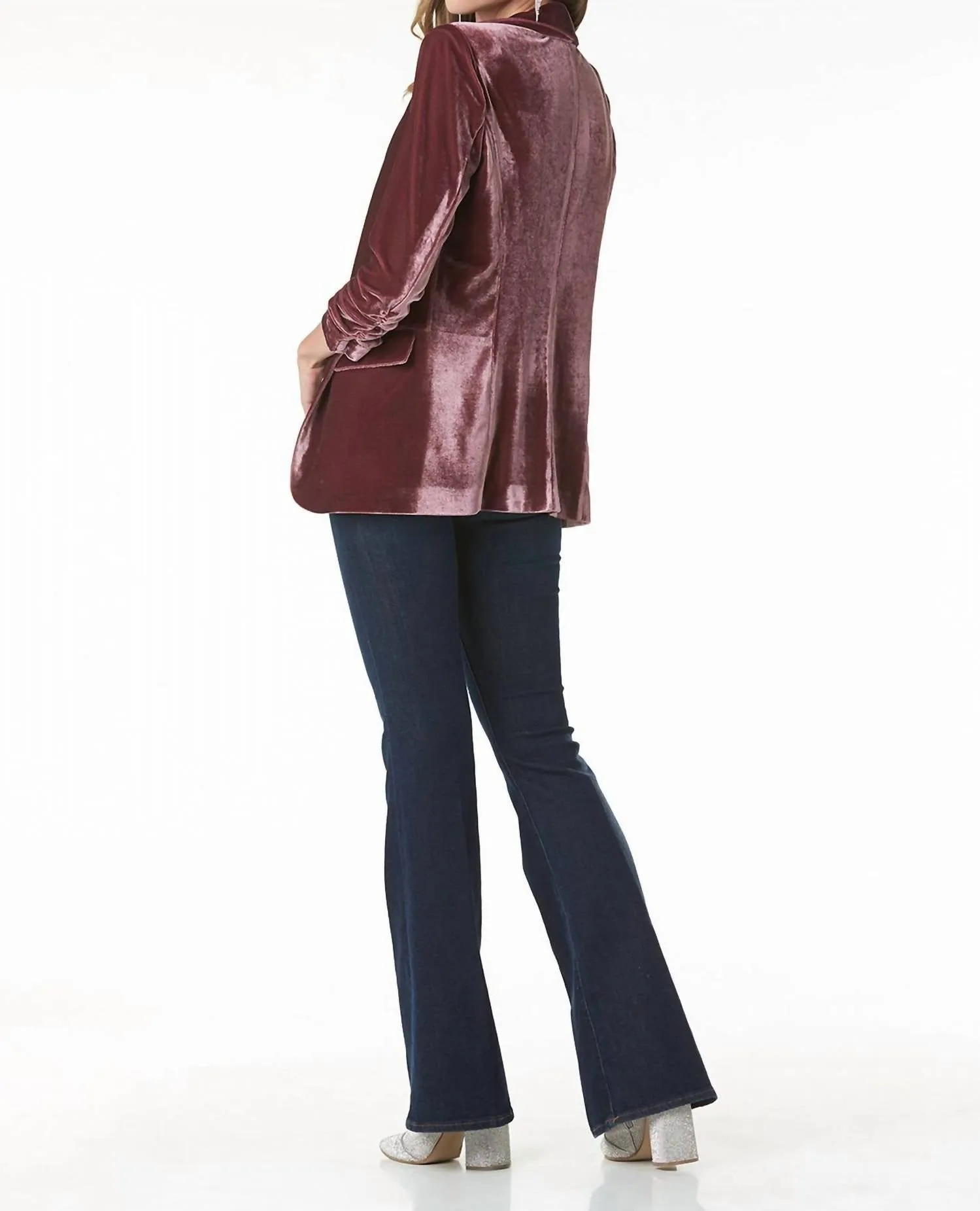 Kia Velour Blazer In Windsor Wine