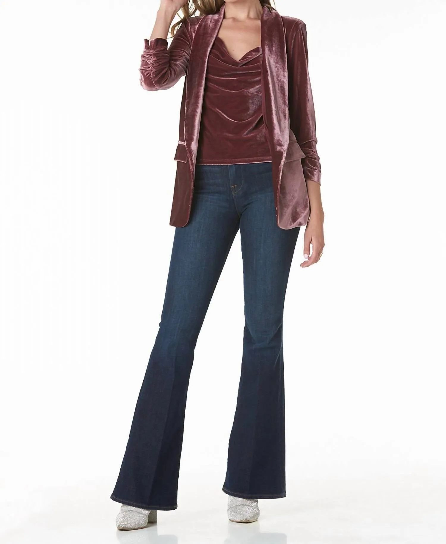 Kia Velour Blazer In Windsor Wine