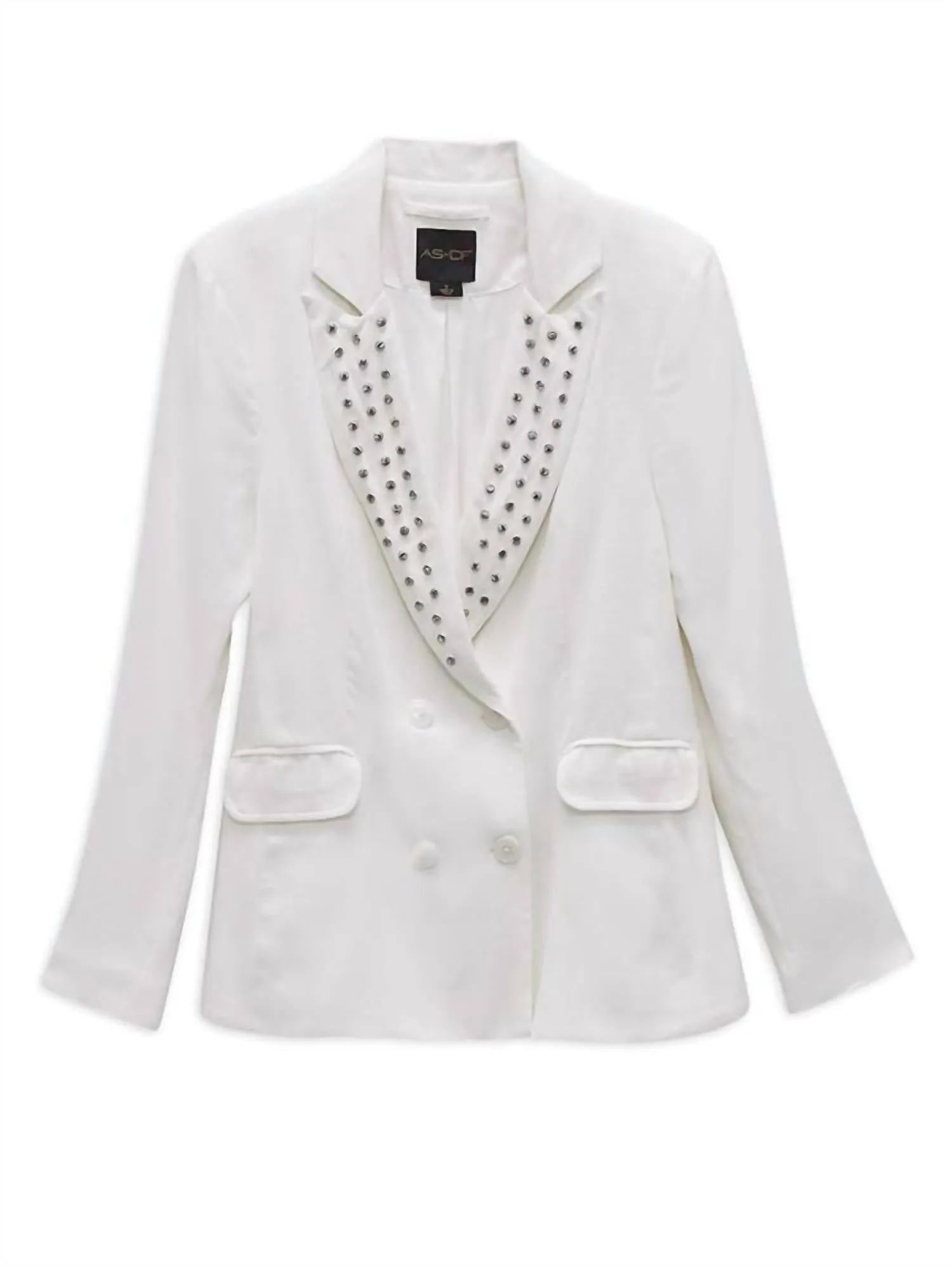 La Belle Blazer In White