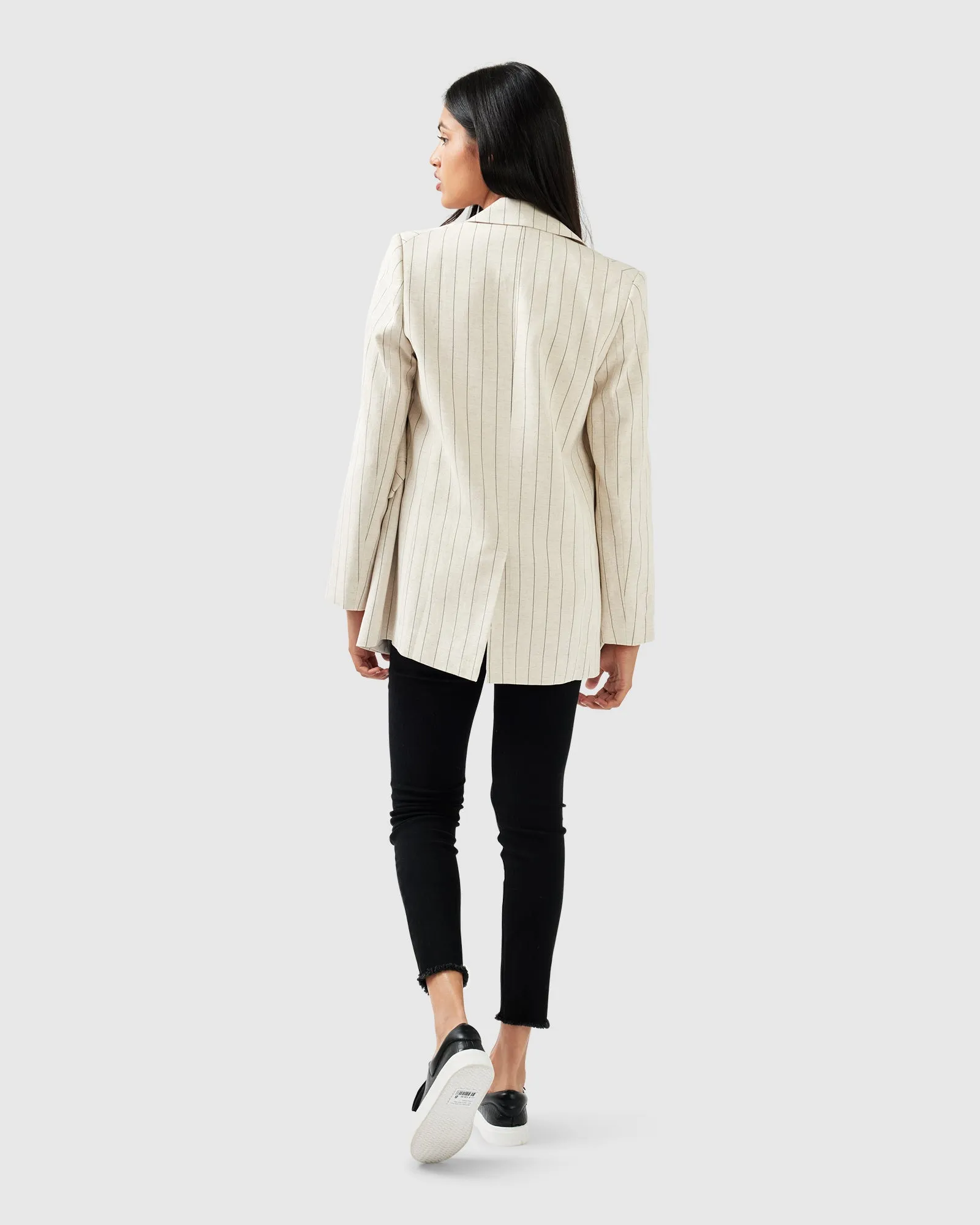 Love & Mercy Striped Blazer