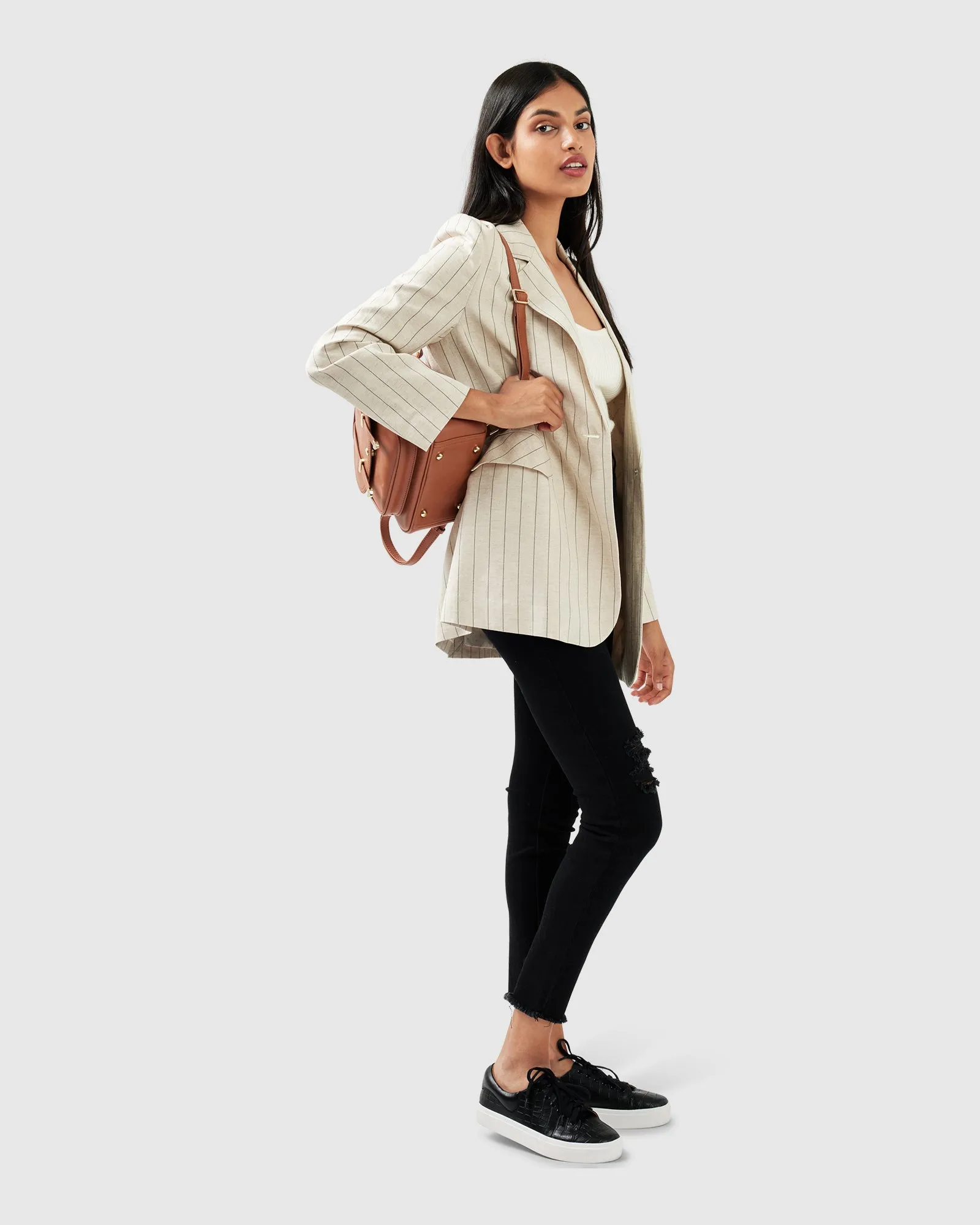 Love & Mercy Striped Blazer