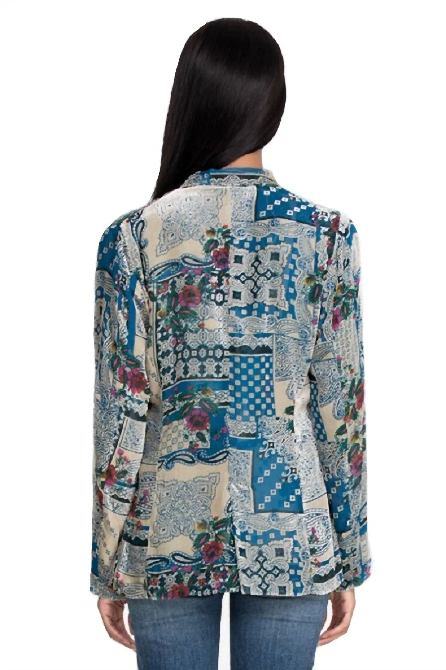 Macy Blazer In Multi