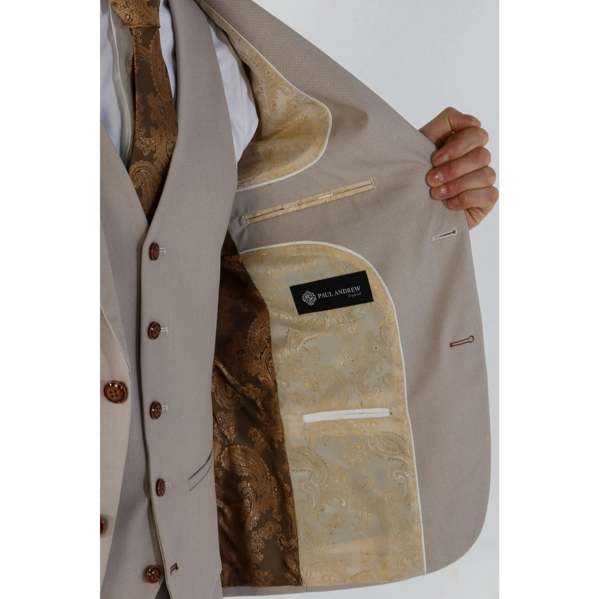 Mayfair 3 piece Grooms Suit