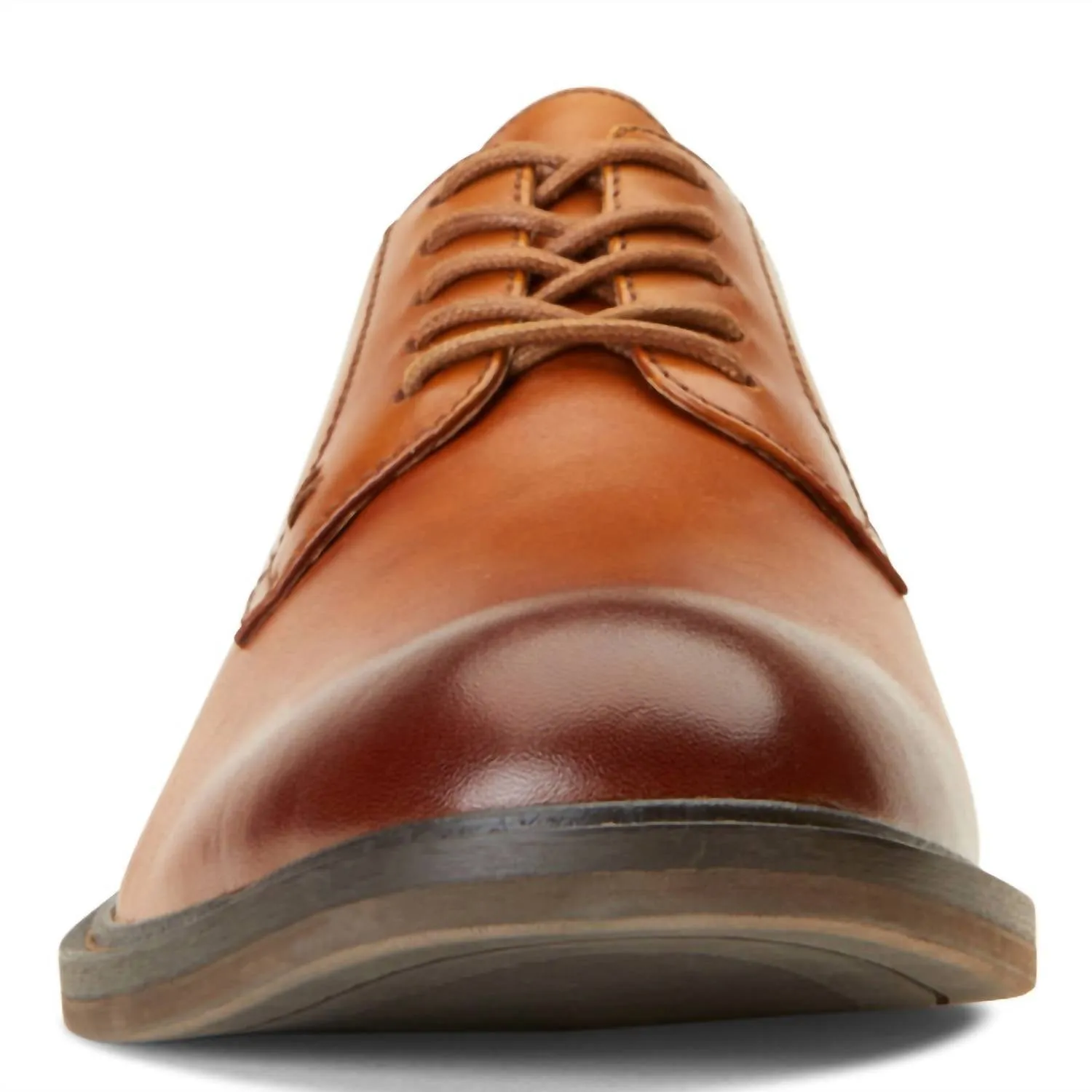 Men's Bowery Graham Leather Oxford Shoes In Dark Tan