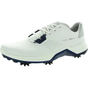 Mens Comfort Insole Leather Golf Shoes
