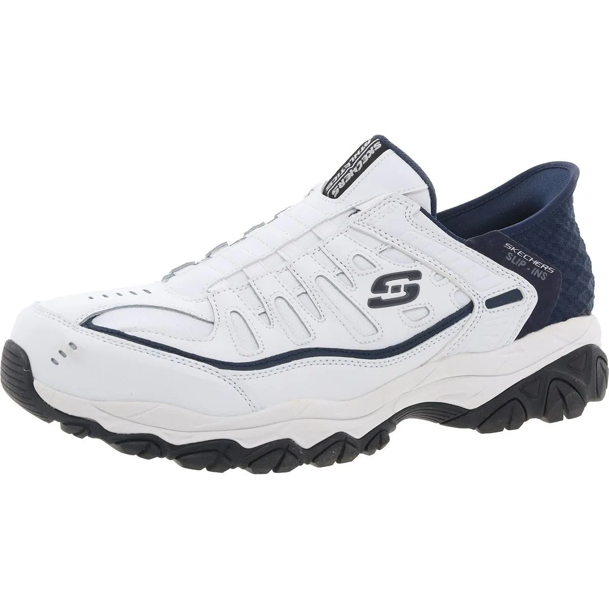 Mens Memory Foam Leather Running & Training Shoes