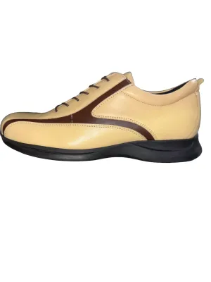 Men's Oxford Shoes In Bone/ Brown