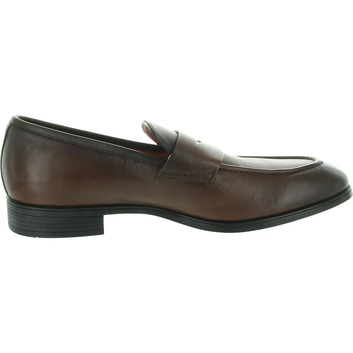 Mens Padded Insole Leather Loafers