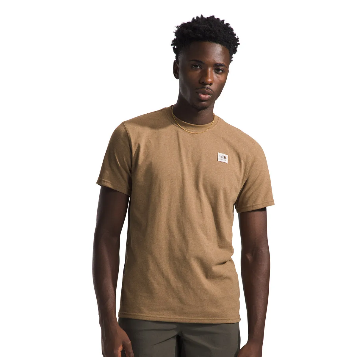 Men's S/S Heritage Patch Heathered Tee