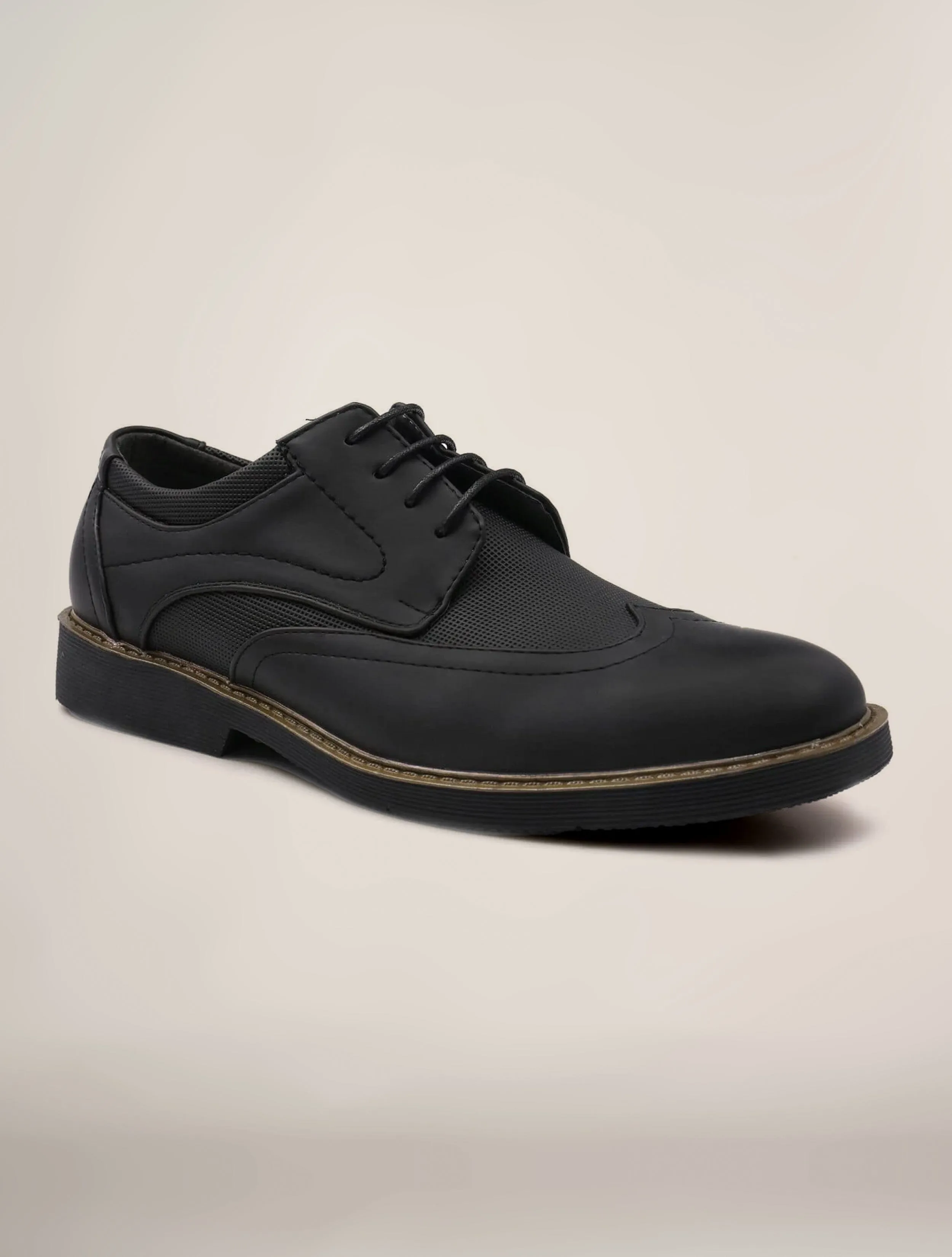 Men's Wingtip Oxford Faux Leather Shoes