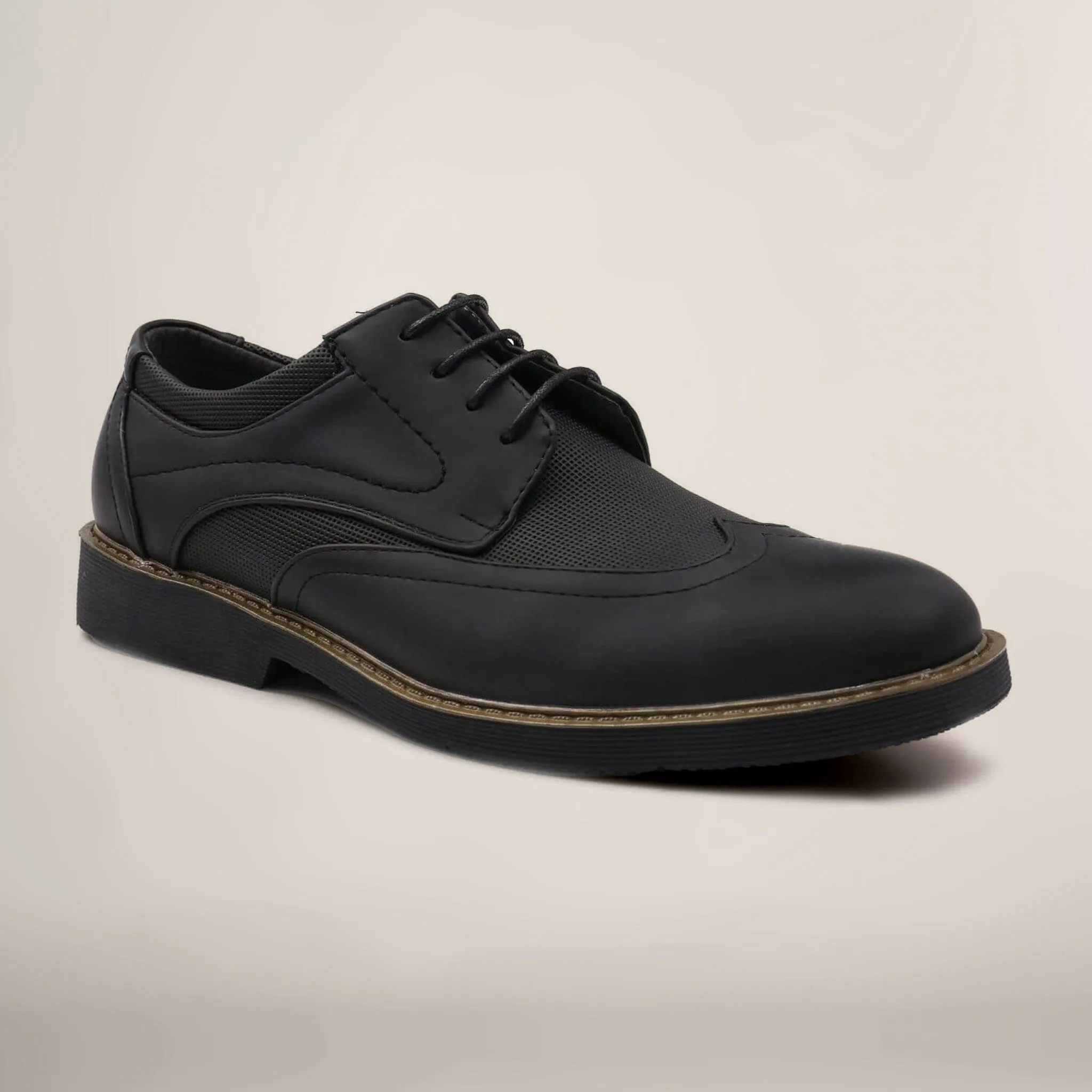 Men's Wingtip Oxford Faux Leather Shoes