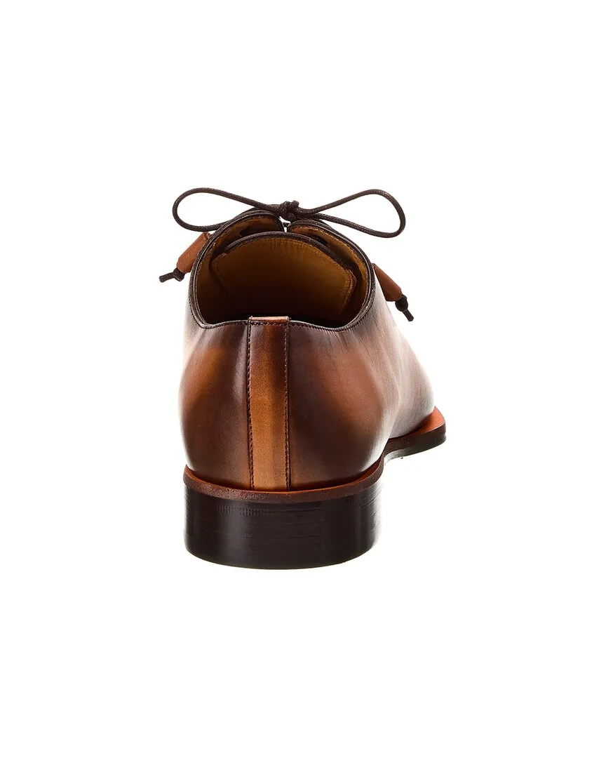 Mezlan Patina Asymmetrical Leather Oxford