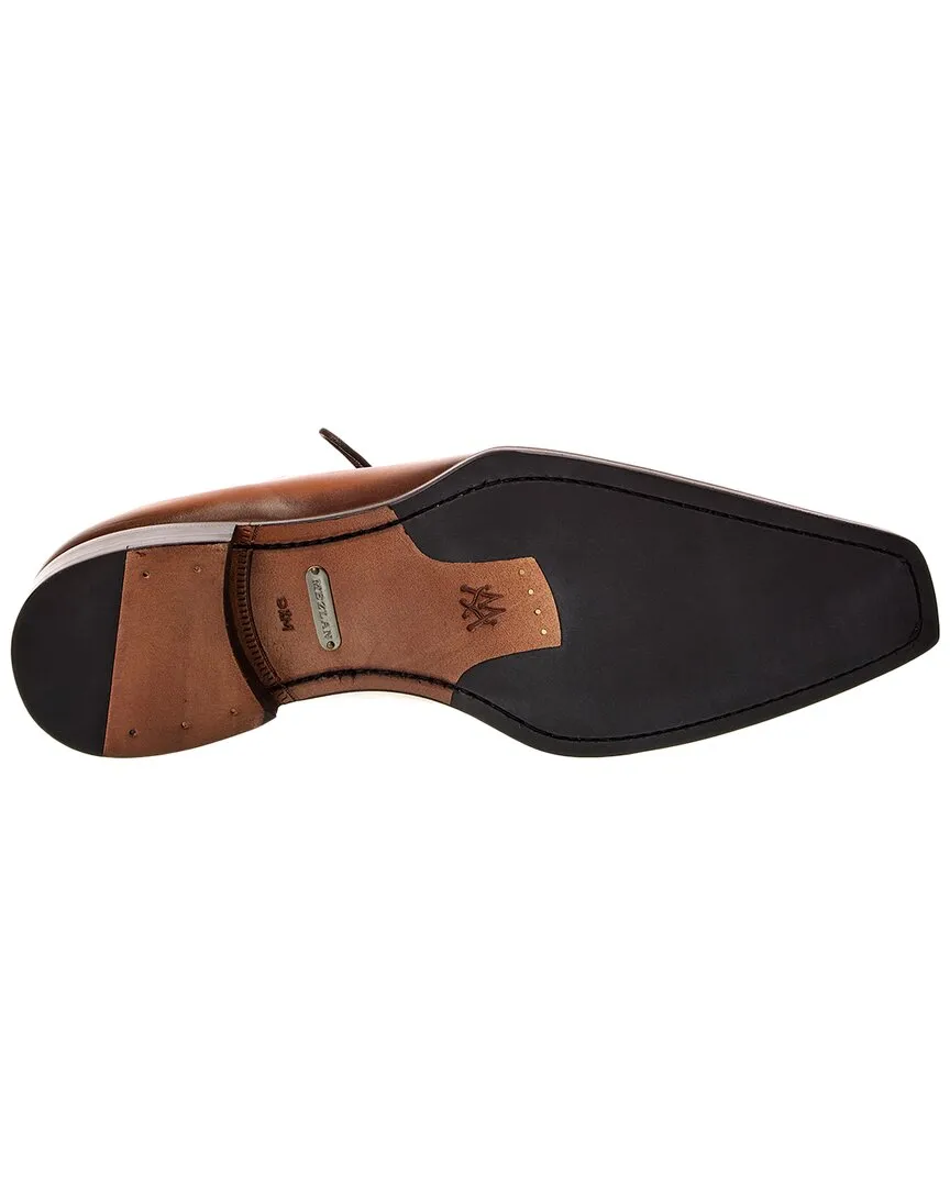 Mezlan Patina Asymmetrical Leather Oxford