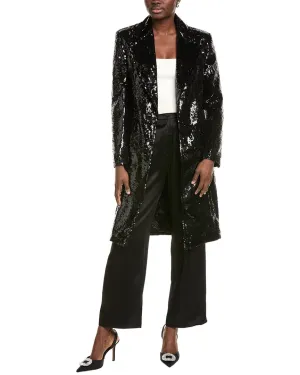 Michael Kors Collection Chesterfield Sequin Wool-Blend Blazer
