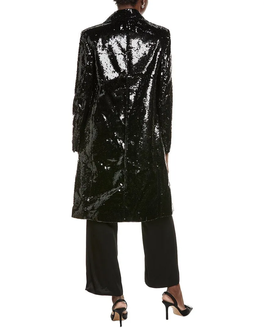 Michael Kors Collection Chesterfield Sequin Wool-Blend Blazer