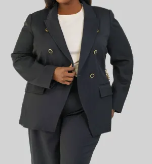 Michelle Jacket With Chain In Black