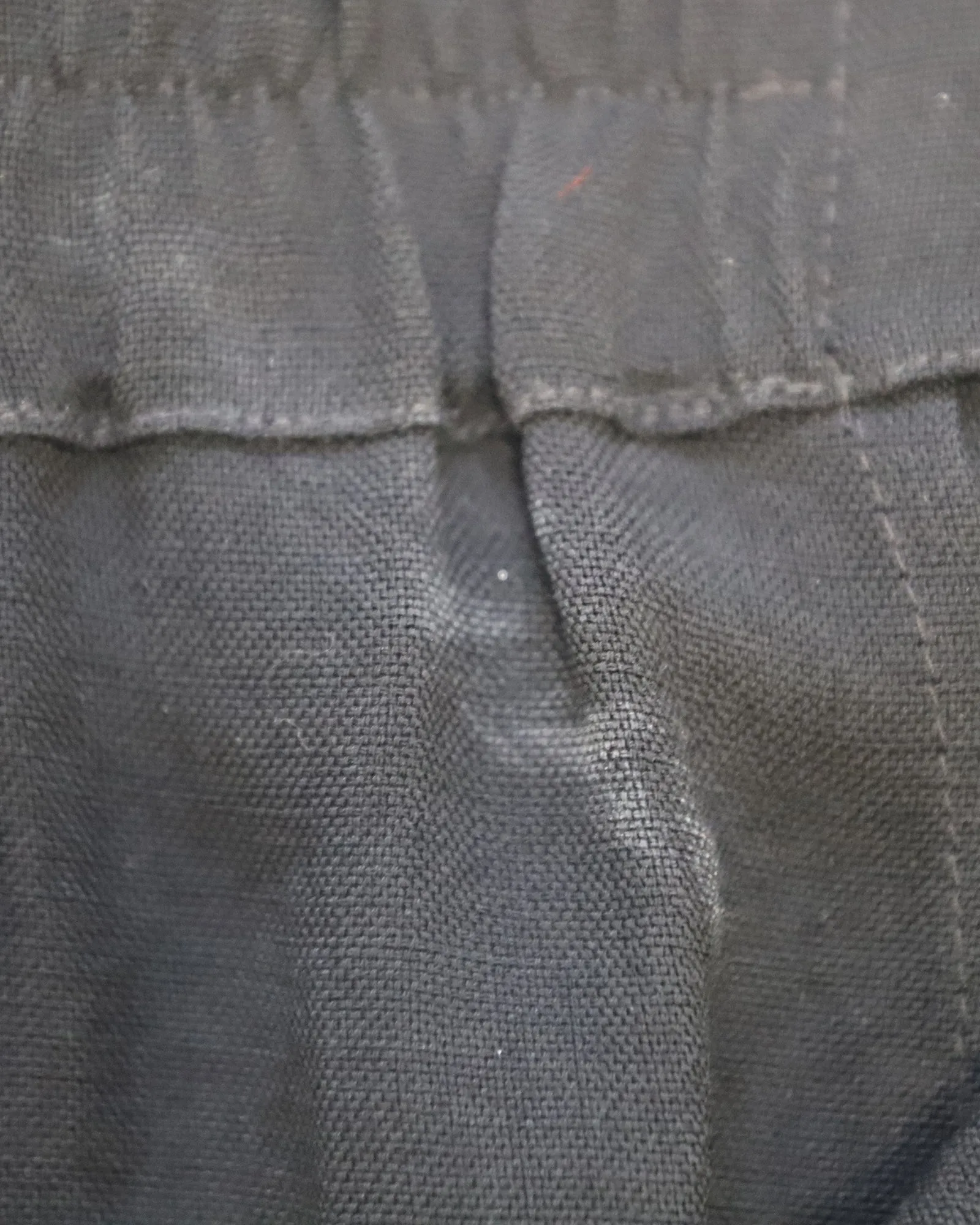 Nanushka Wide Leg Trousers with Belt in Black Triacetate