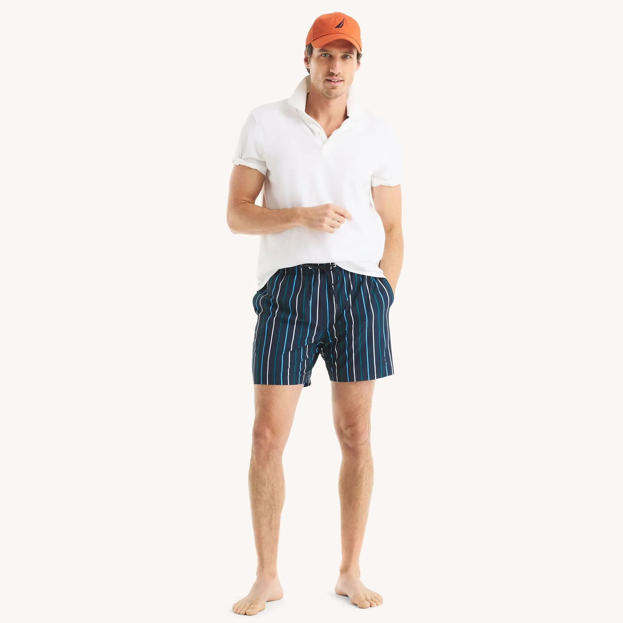 Nautica Mens 6" Quick-Dry Swim