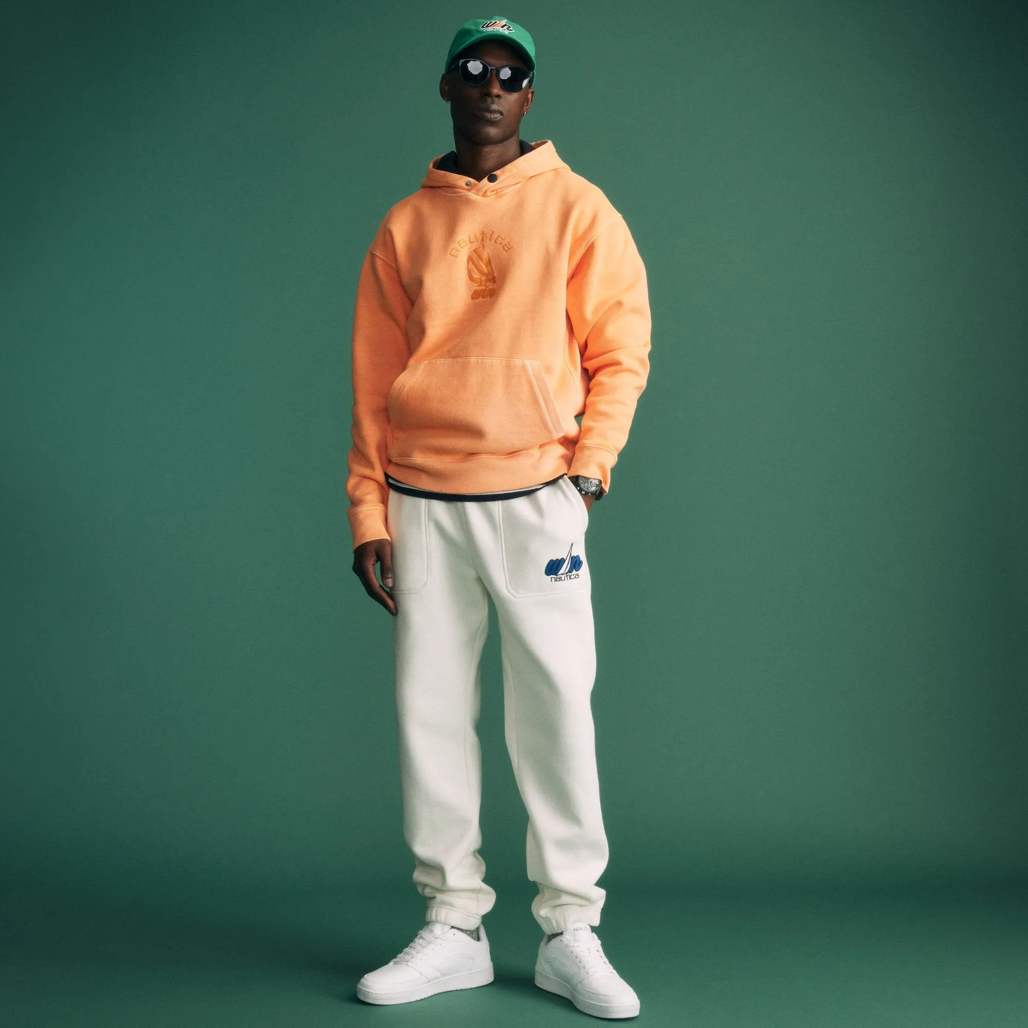 Nautica Mens Eddie Win X Nautica Fleece Hoodie