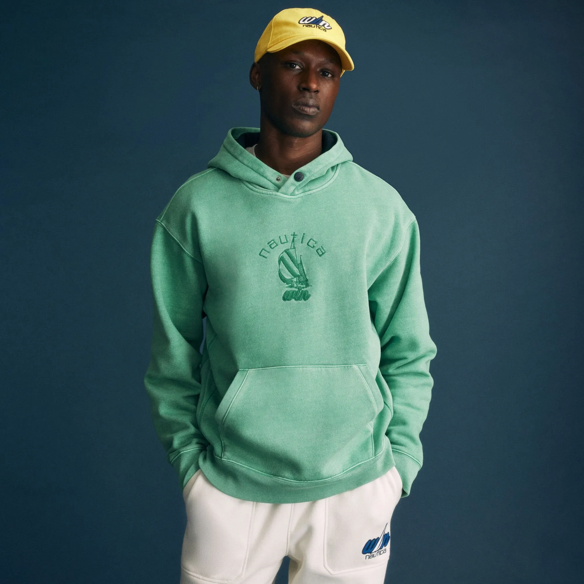 Nautica Mens Eddie Win X Nautica Fleece Hoodie