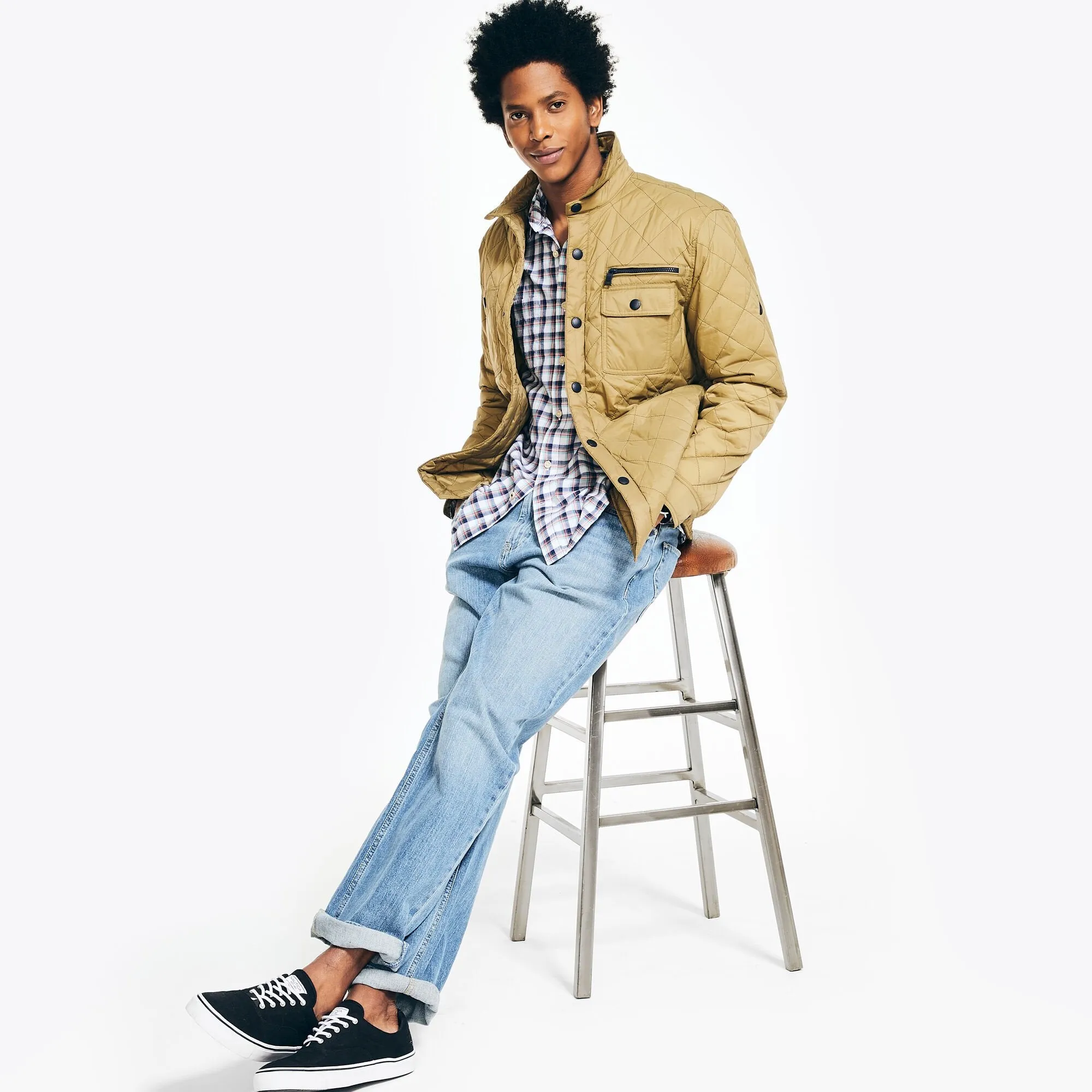 Nautica Mens Sustainably Crafted Tempasphere Jacket