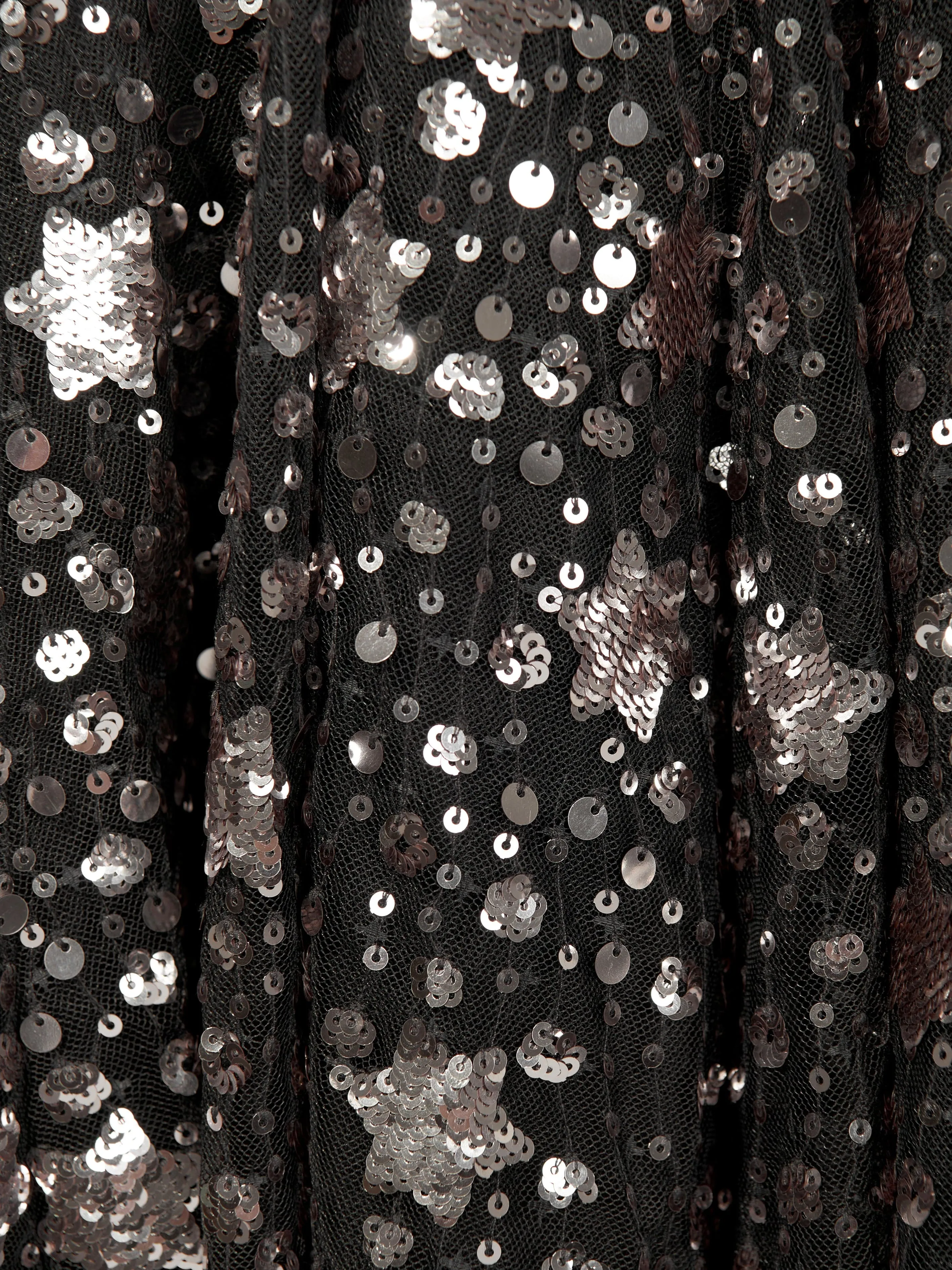 Needle & Thread Girls Shooting Stars Dress in Black