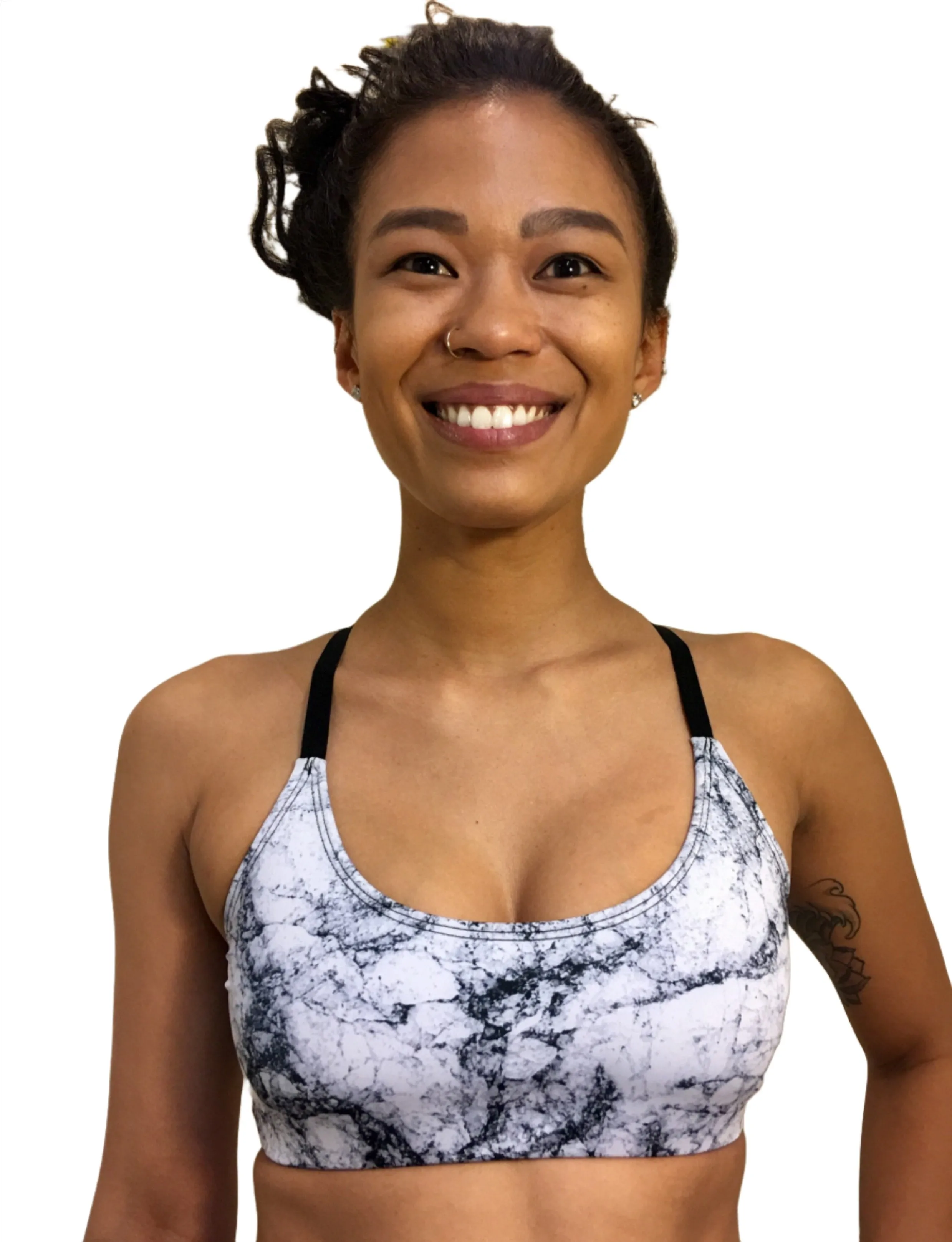 Onzie Hot Yoga X Back Elastic Bra Top 377