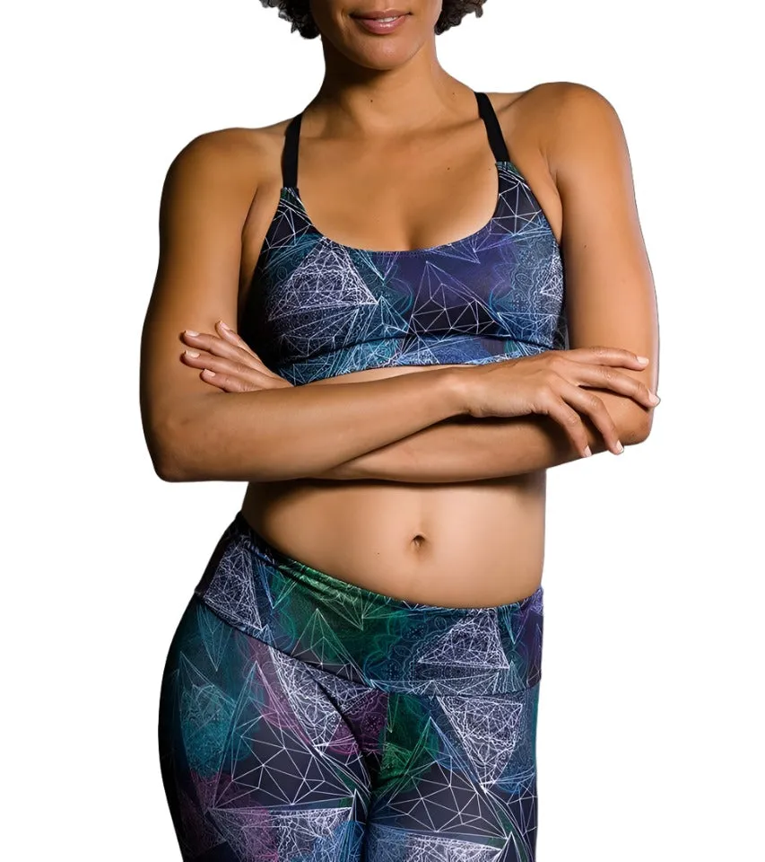 Onzie Hot Yoga X Back Elastic Bra Top 377