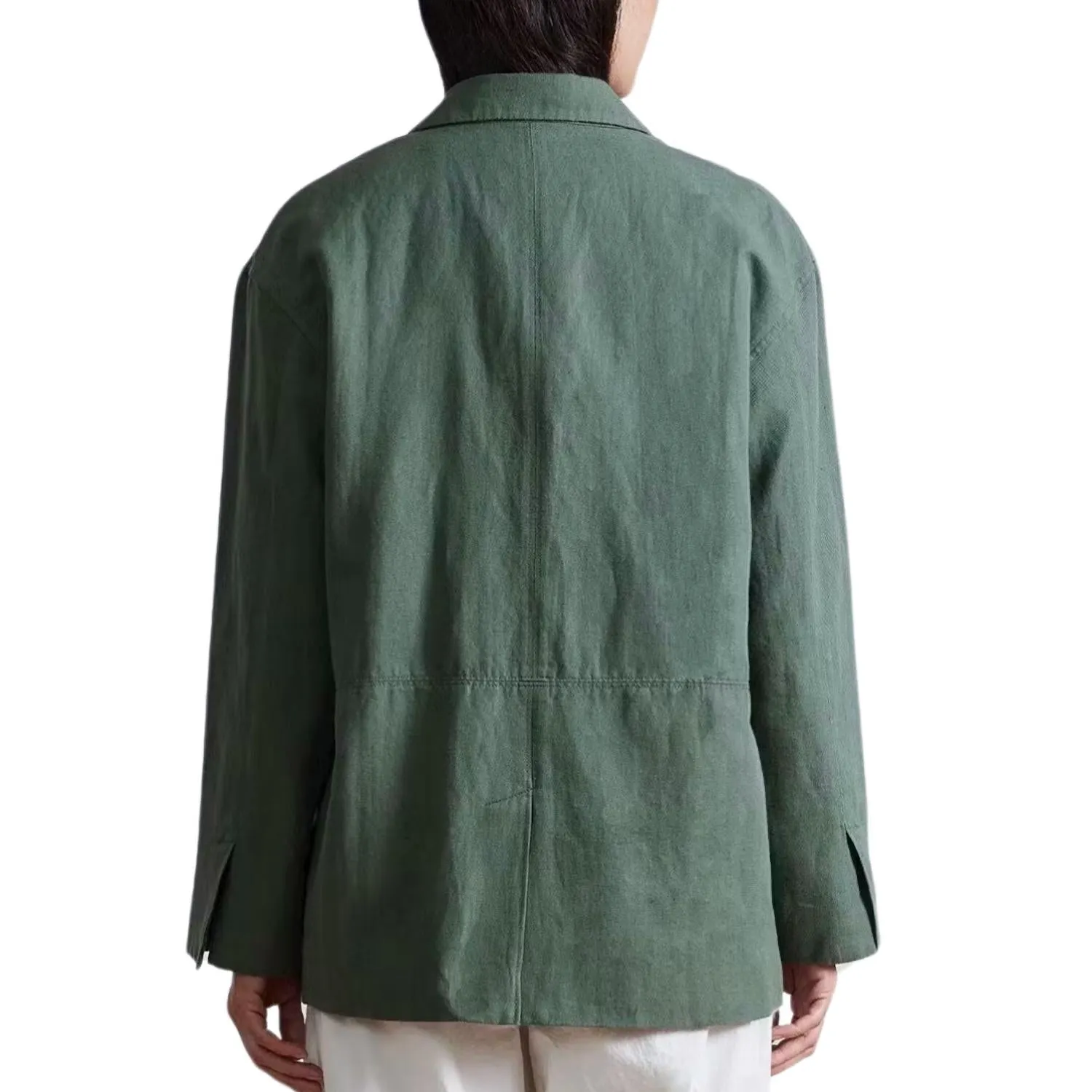 Oversized Blazer In Thyme