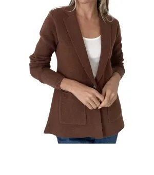 Paloma Blazer In Brown