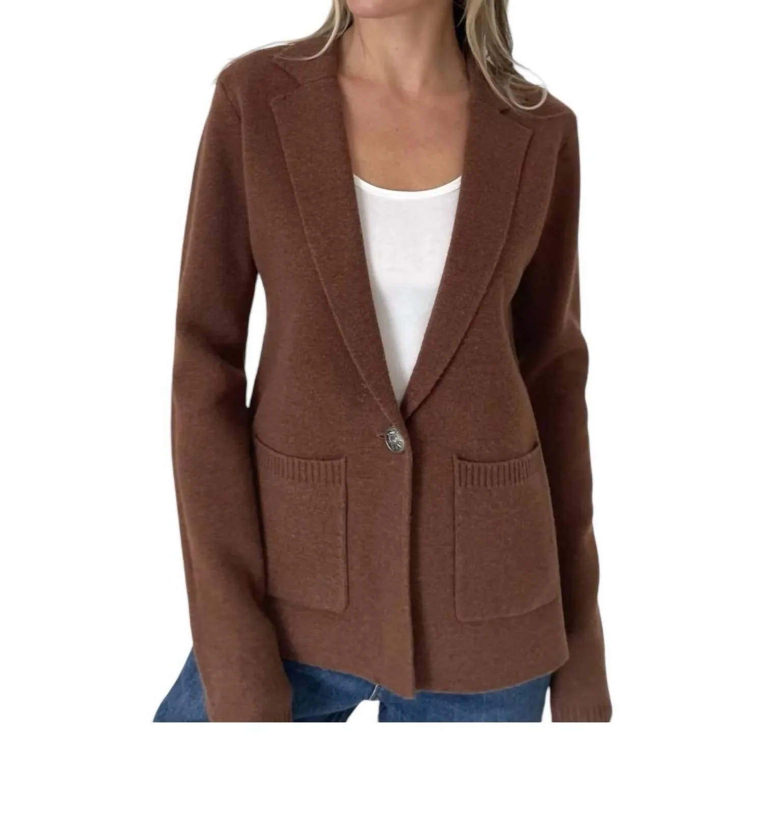 Paloma Blazer In Brown