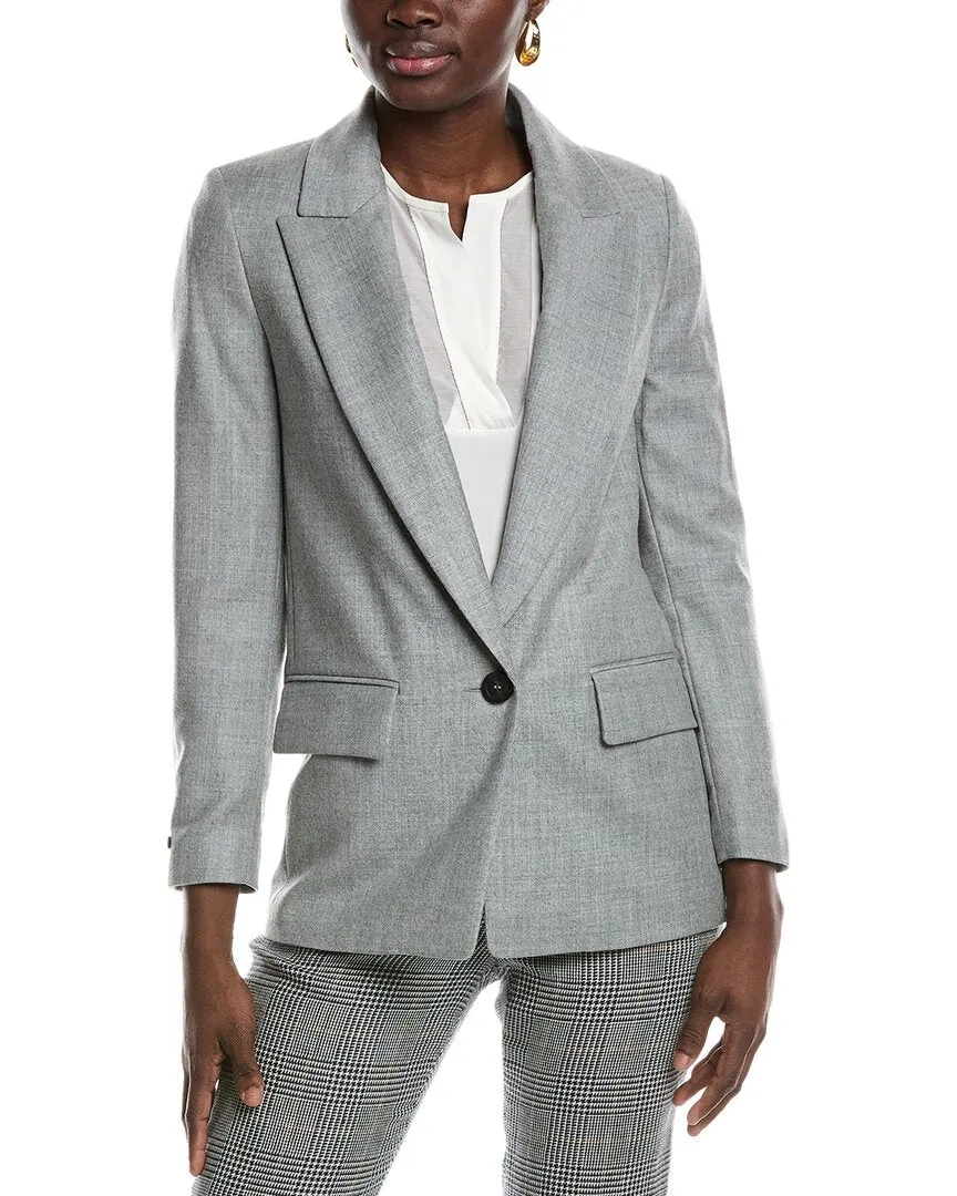 Peserico Wool-Blend Blazer