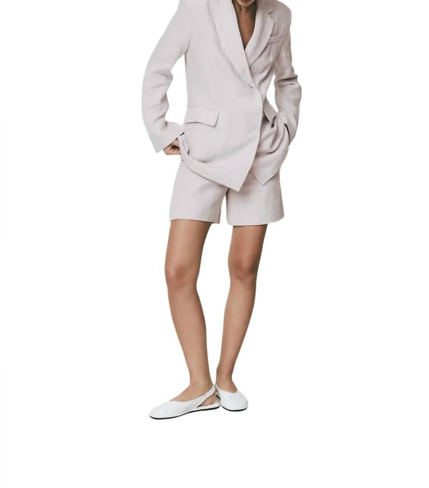 Piazza Blazer In Soft Lilac