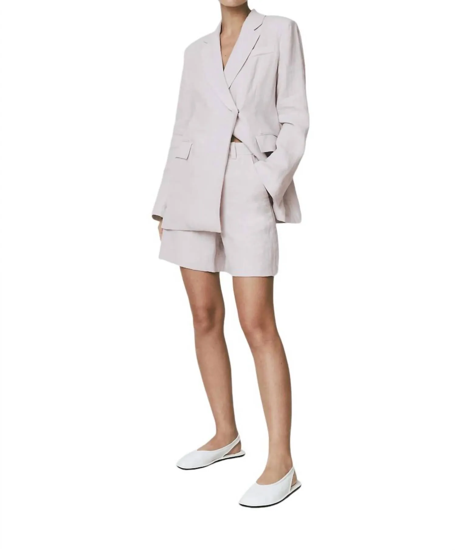 Piazza Blazer In Soft Lilac