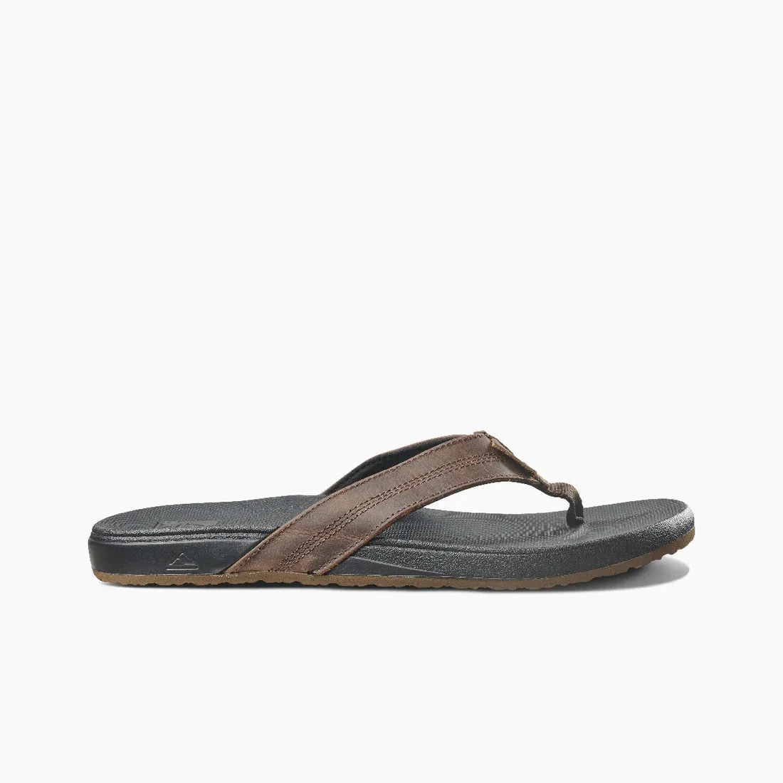 Reef Cushion Bounce Phantom LE Mens Sandals Leather Strap - Black Brown