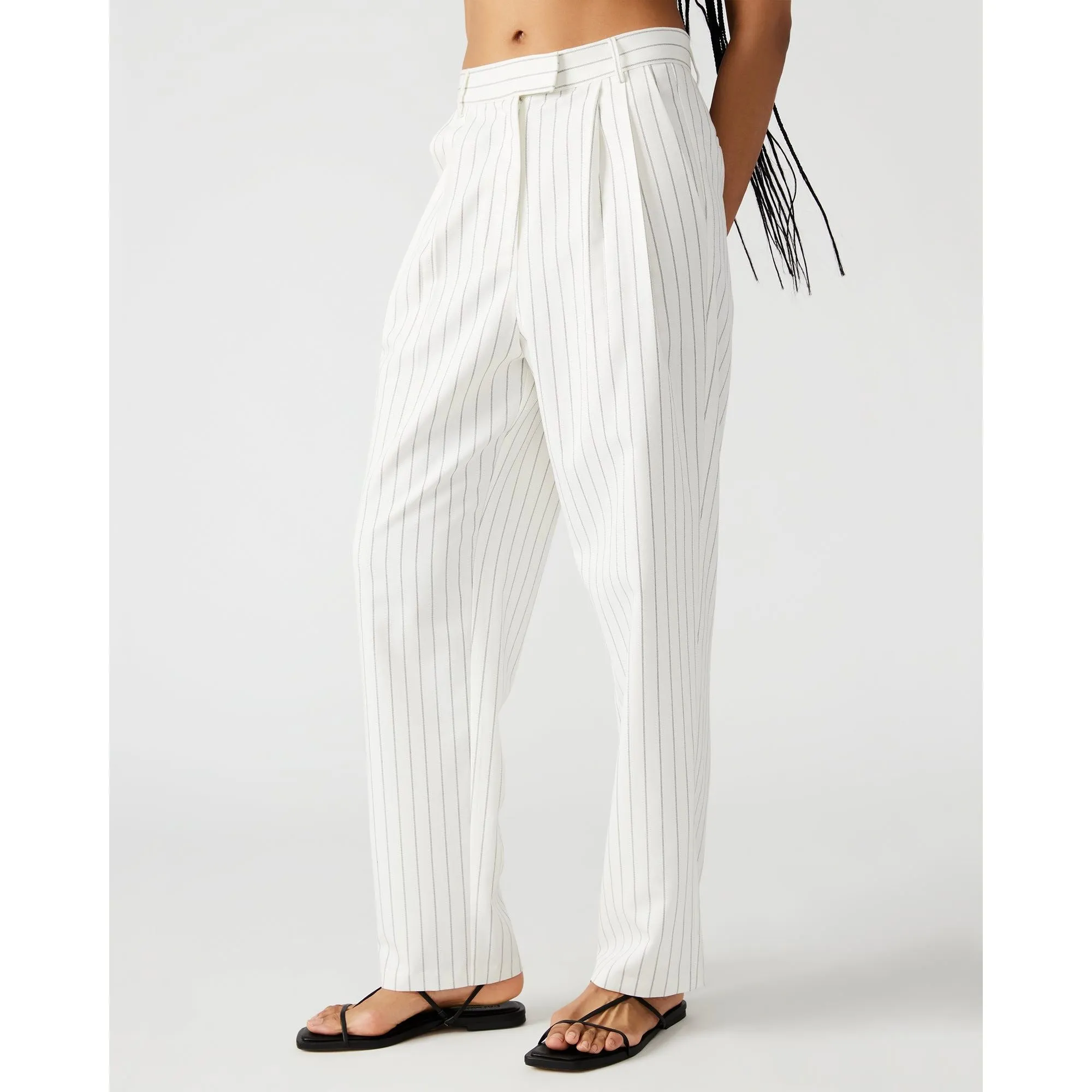 Rumi Pant White/black