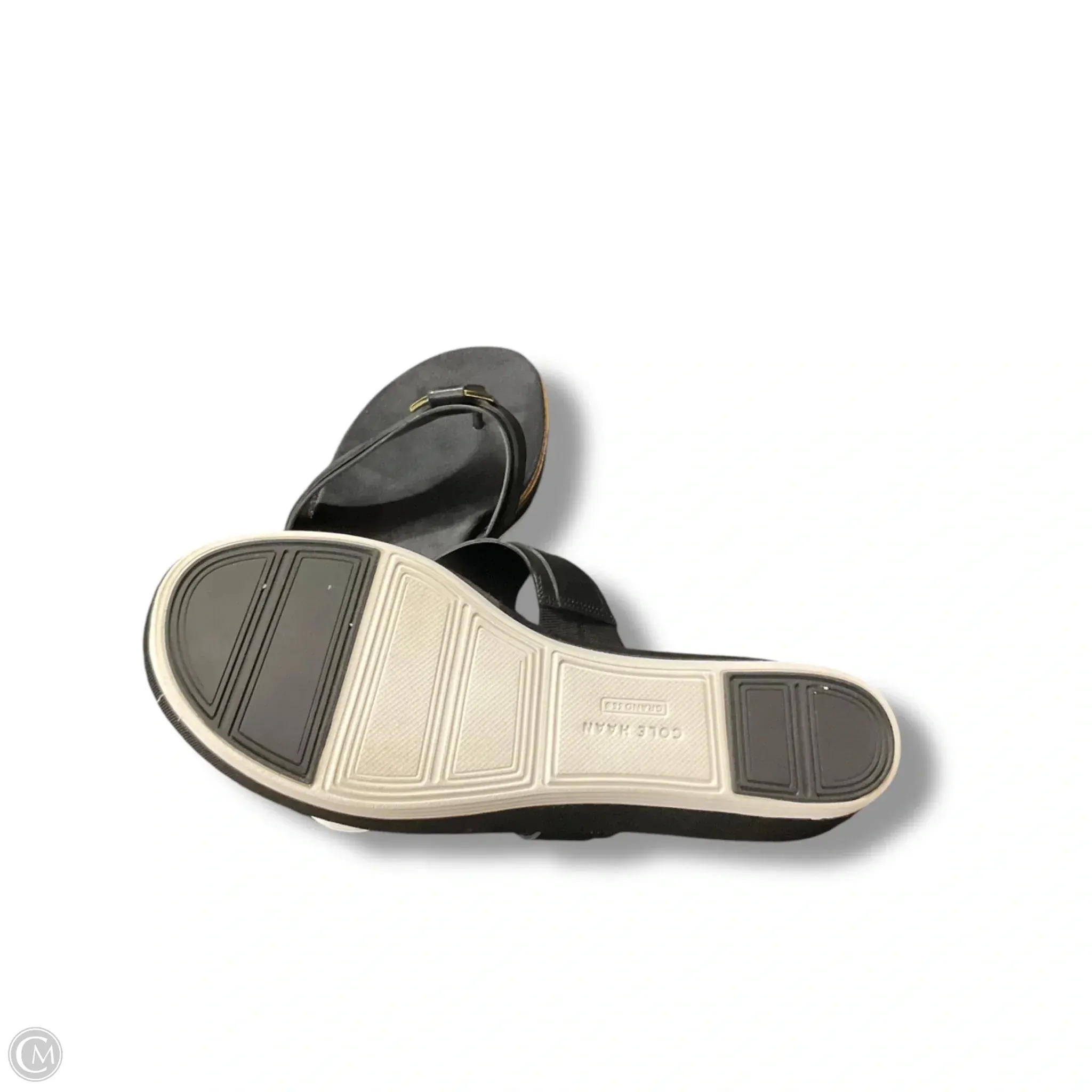 Sandals Flats By Cole-haan In Black & White, Size: 10 cole haan