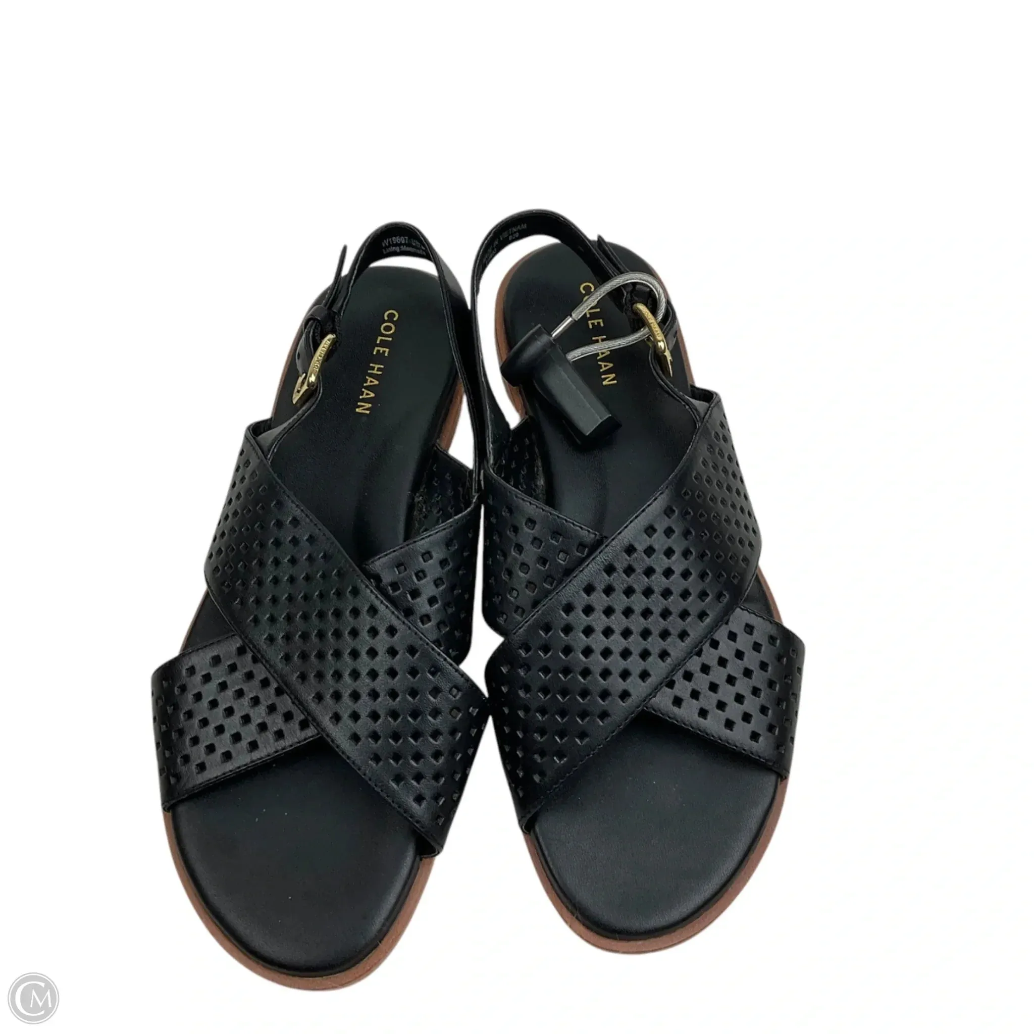Sandals Flats By Cole-haan In Black, Size: 5.5 cole haan