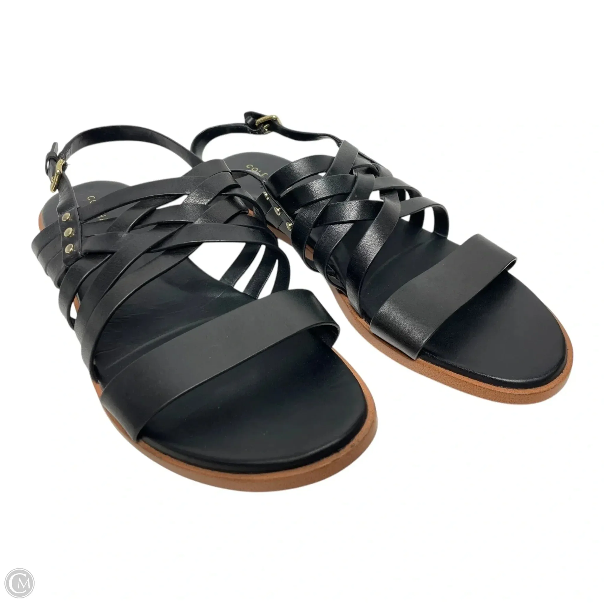 Sandals Flats By Cole-haan In Black, Size: 8.5 cole haan