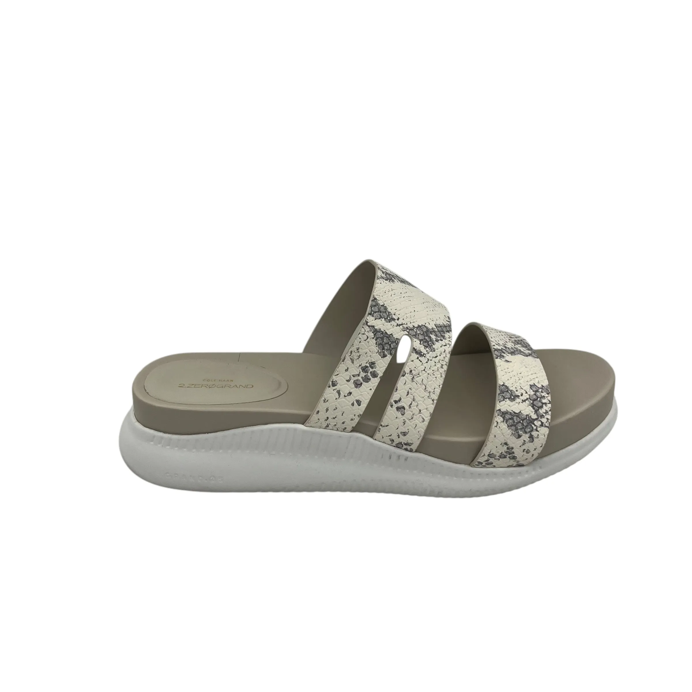Sandals Flats By Cole-Haan In Snakeskin Print, Size:10 cole haan