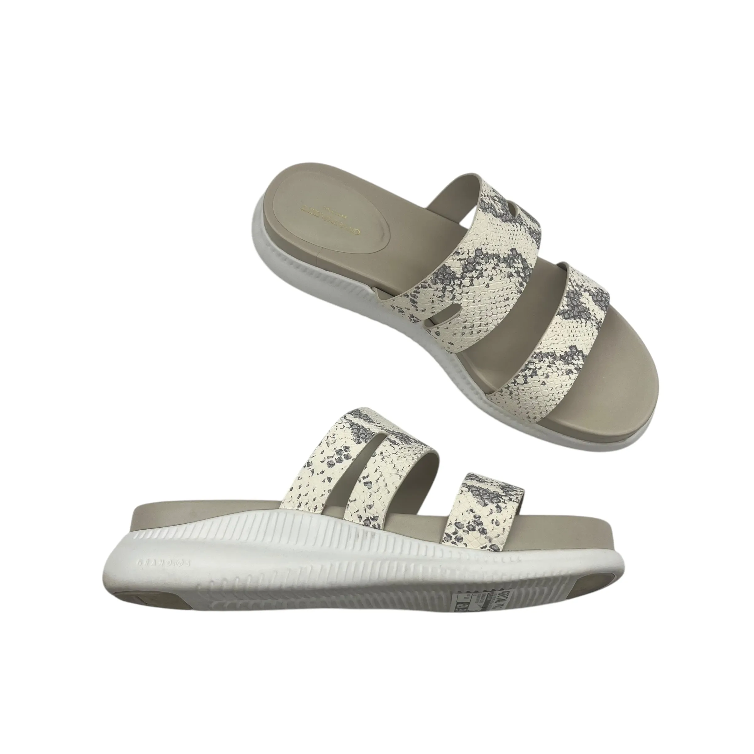 Sandals Flats By Cole-Haan In Snakeskin Print, Size:10 cole haan
