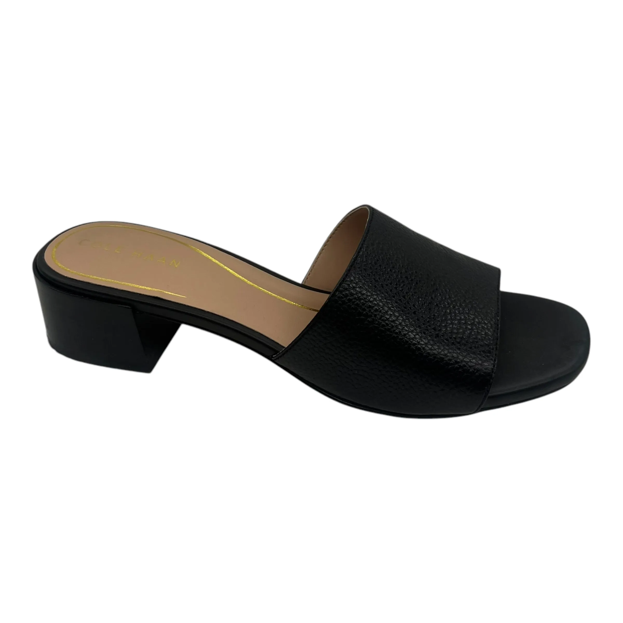 Sandals Heels Block By Cole-Haan In Black, Size:10 cole haan