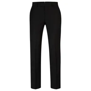 Slim-fit trousers in virgin wool with stretch
