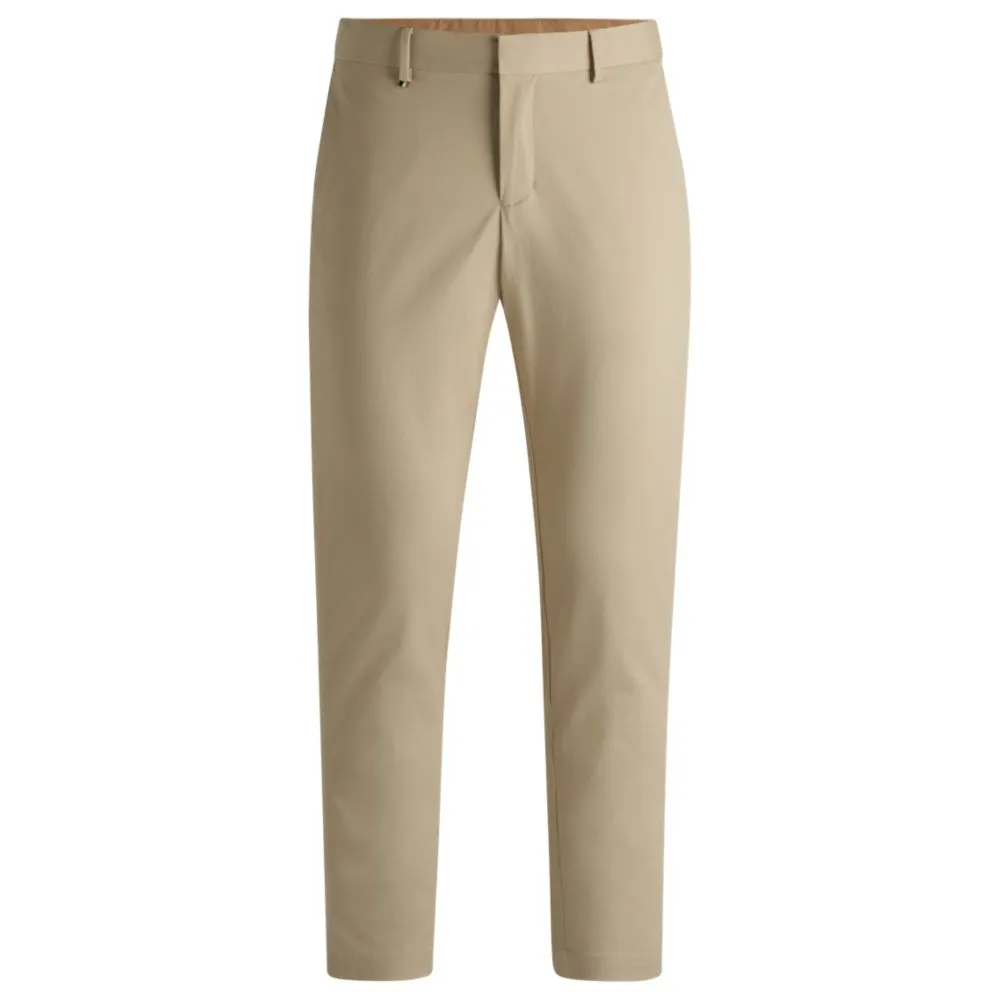 Slim-fit trousers in washable stretch cotton
