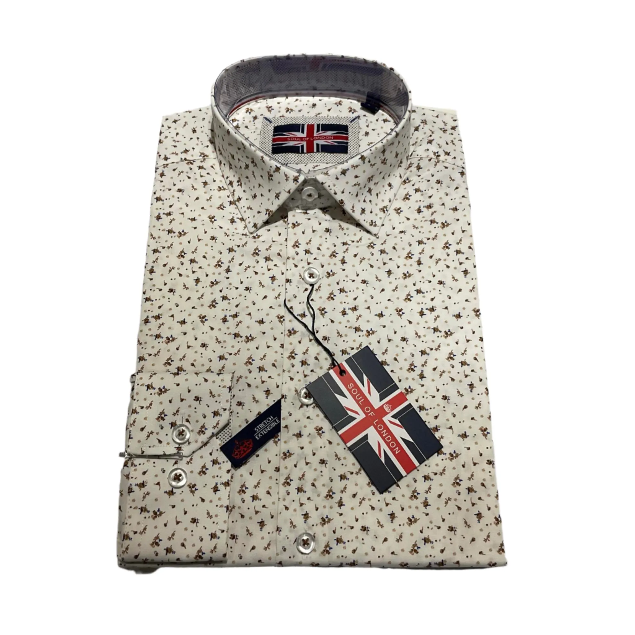 Soul of London LS Stretch Shirt