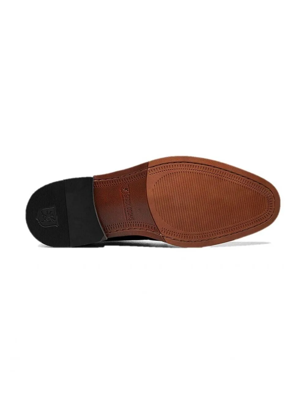 Stacy Adams Marlton 25490-221 Oxford Men's 15 Cognac Leather Dress Shoes ZPO1804