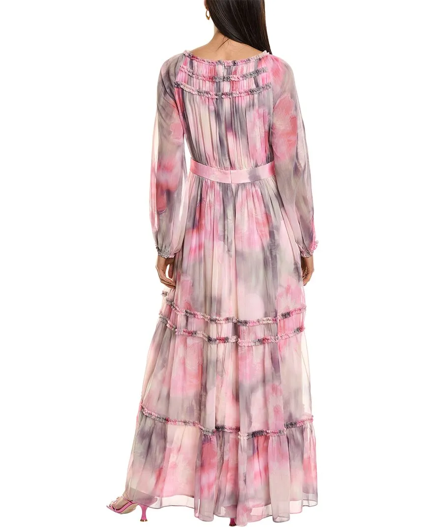 Ted Baker Ruffle Detail Maxi Dress