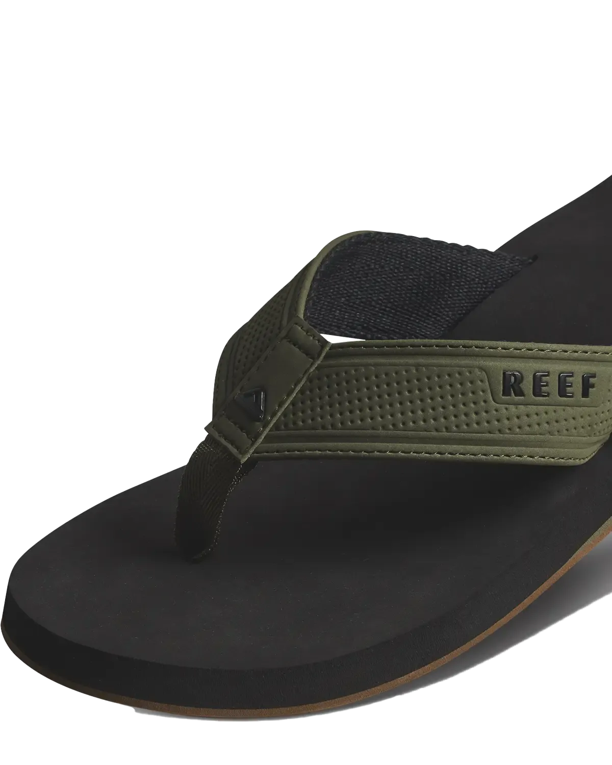 The Layback Flip Flops in Black & Olive