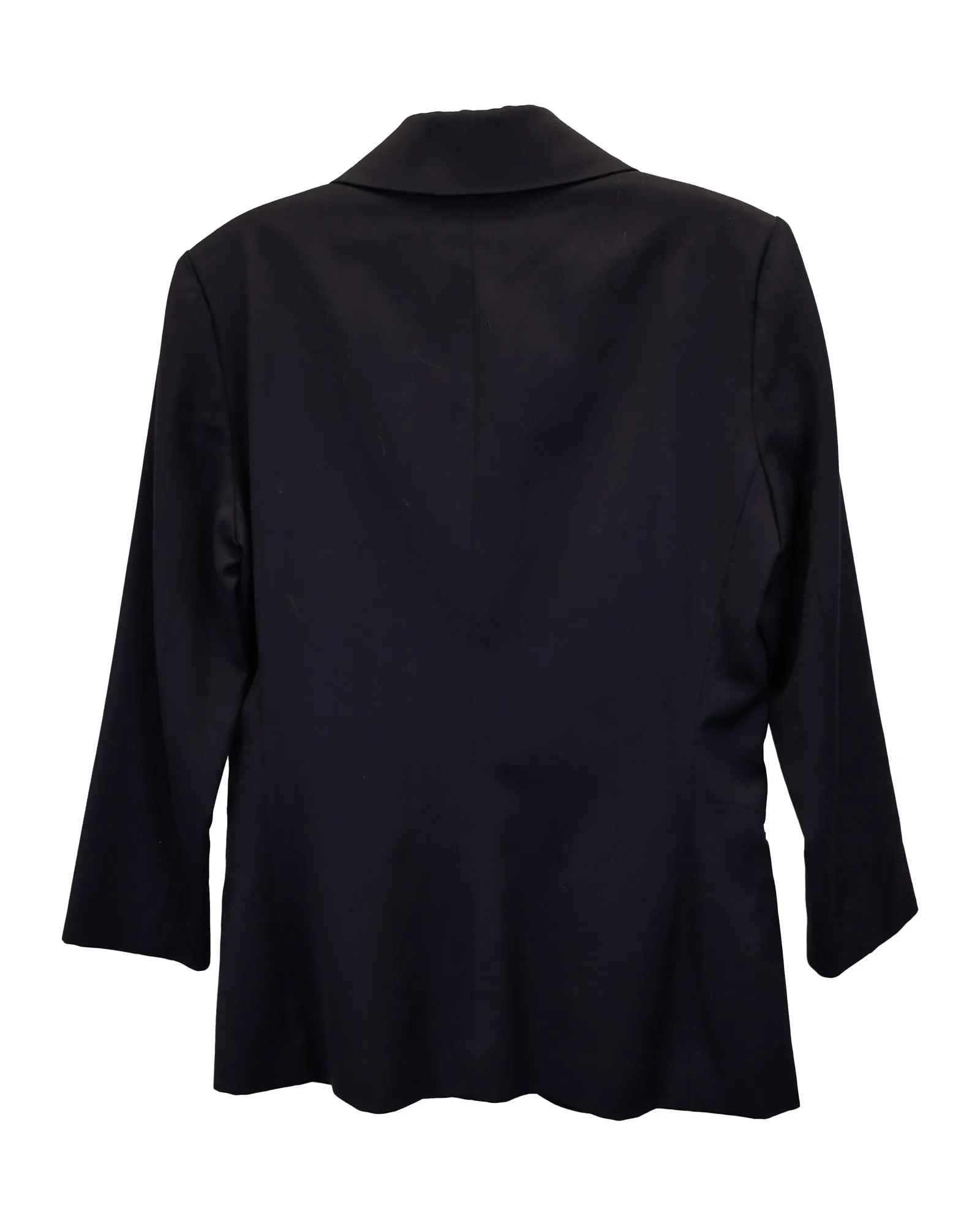 The Row Blazer in Navy Wool